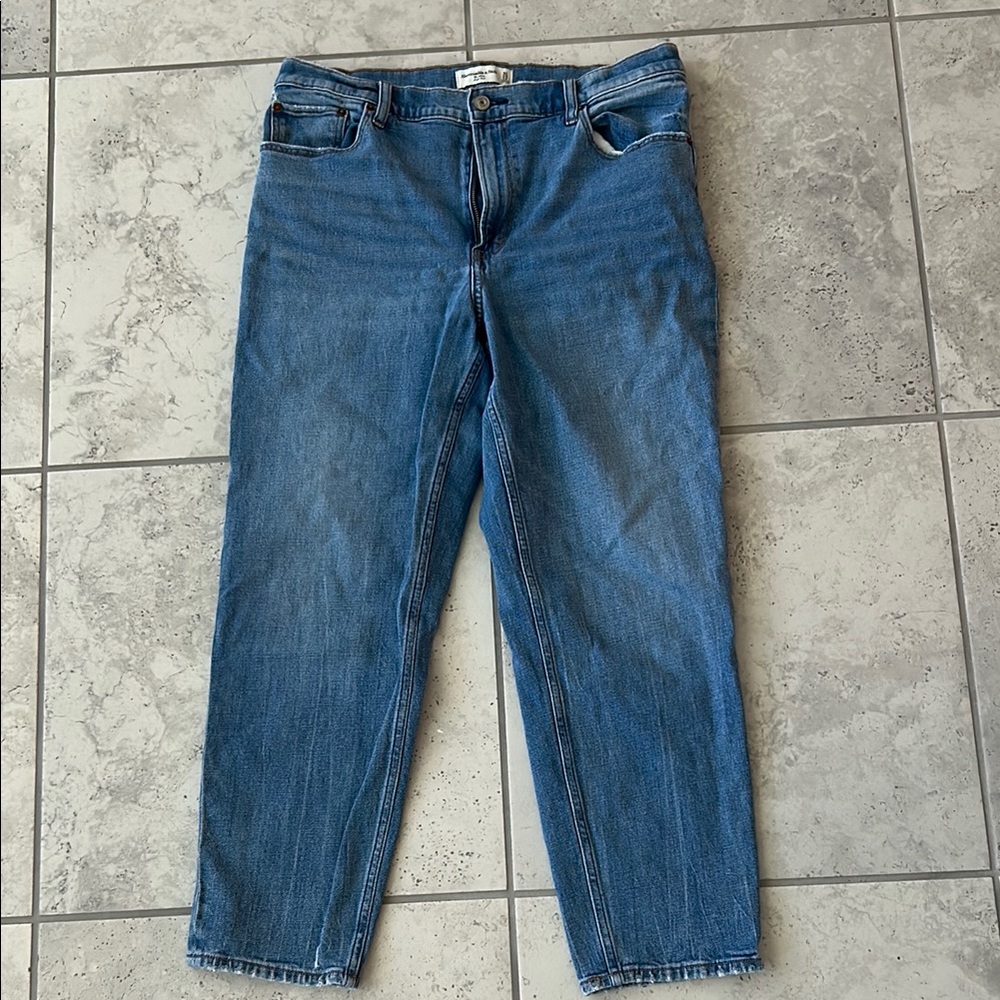 The mom high rise jeans